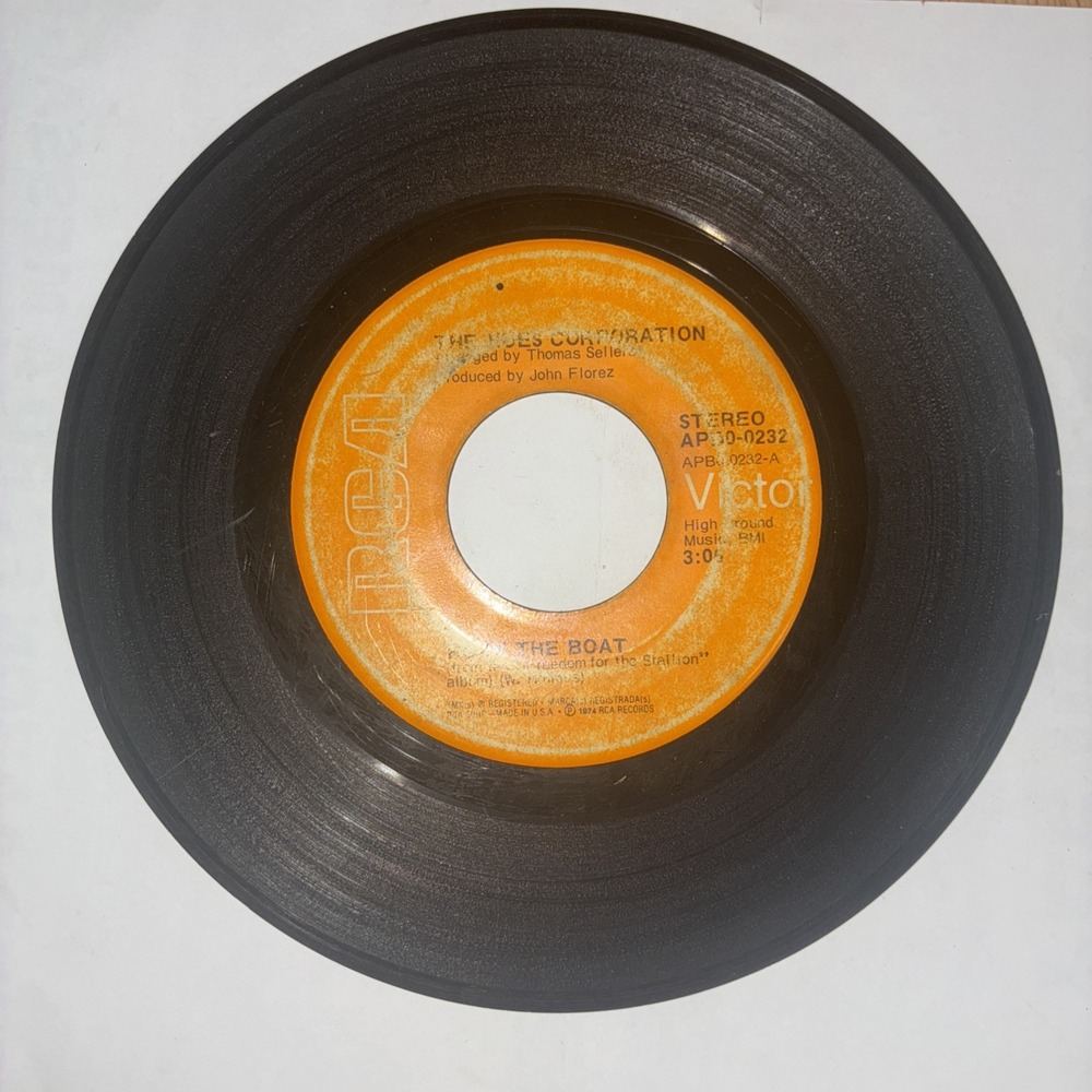 THE HUES CORPORATION 45 Rpm Rock The Boat / All Goin' Down Together 7" RCA